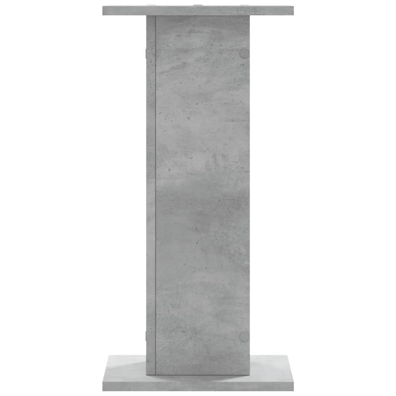 vidaXL 2 db betonszürke szerelt fa növénytartó állvány 30 x 30 x 60 cm