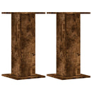 vidaXL 2 db füstös tölgy szerelt fa növénytartó állvány 30x30x60 cm