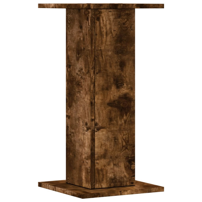 vidaXL 2 db füstös tölgy szerelt fa növénytartó állvány 30x30x60 cm