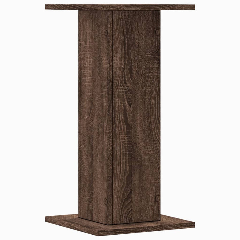 vidaXL 2 db barna tölgy szerelt fa növénytartó állvány 30 x 30 x 60 cm
