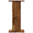 vidaXL 2 db antik fa színű szerelt fa növénytartó állvány 30x30x60 cm