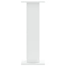 vidaXL 2 db fehér szerelt fa növénytartó állvány 30 x 30 x 80 cm