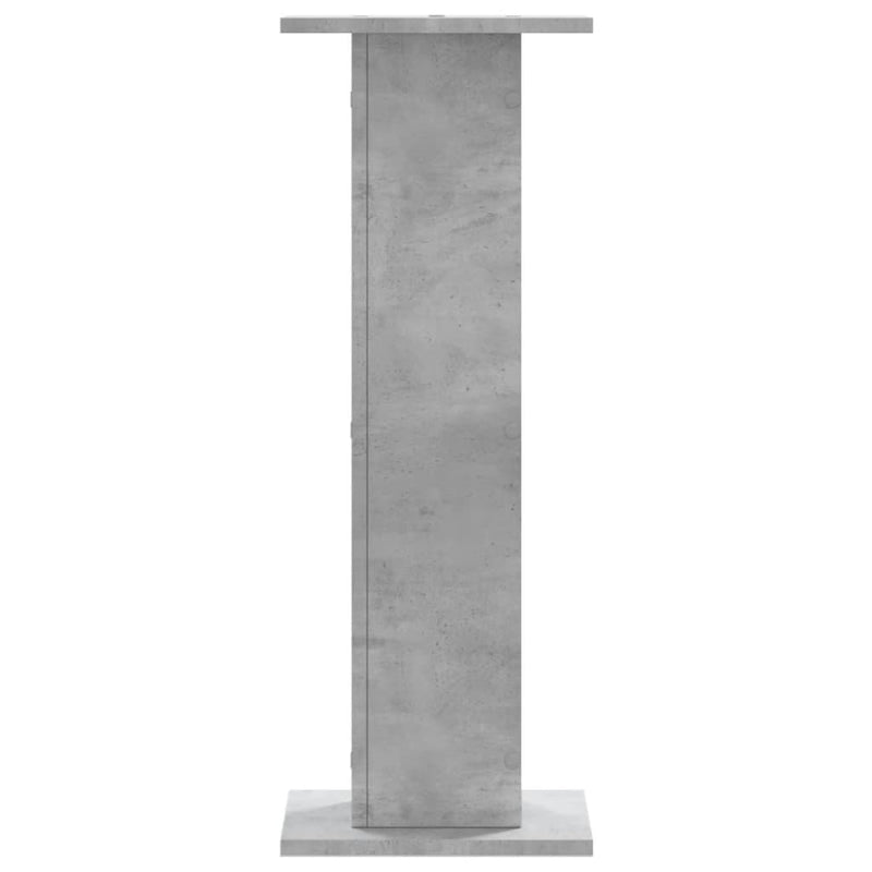 vidaXL 2 db betonszürke szerelt fa növénytartó állvány 30 x 30 x 40 cm