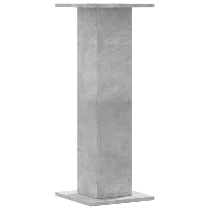 vidaXL 2 db betonszürke szerelt fa növénytartó állvány 30 x 30 x 40 cm