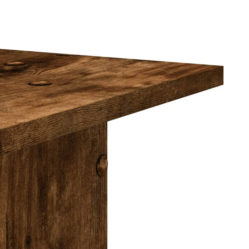 vidaXL 2 db füstös tölgy szerelt fa növénytartó állvány 30x30x40 cm