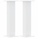 vidaXL 2 db fehér szerelt fa növénytartó állvány 30 x 30 x 95 cm