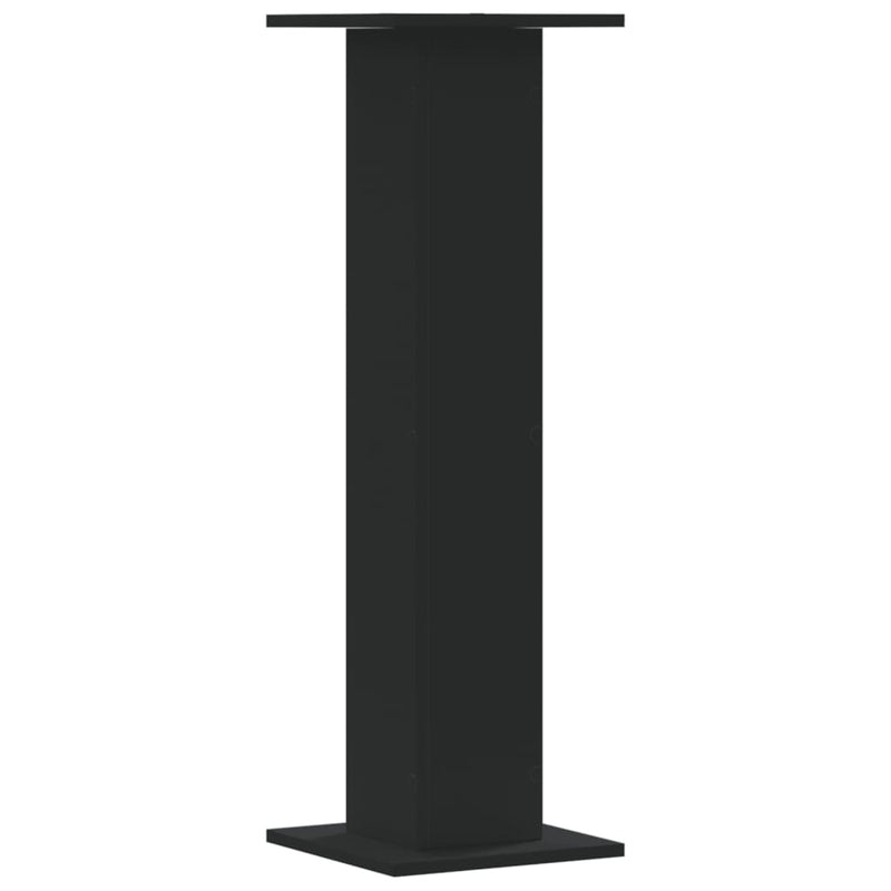 vidaXL 2 db fekete szerelt fa növénytartó állvány 30 x 30 x 95 cm