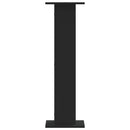 vidaXL 2 db fekete szerelt fa növénytartó állvány 30 x 30 x 95 cm