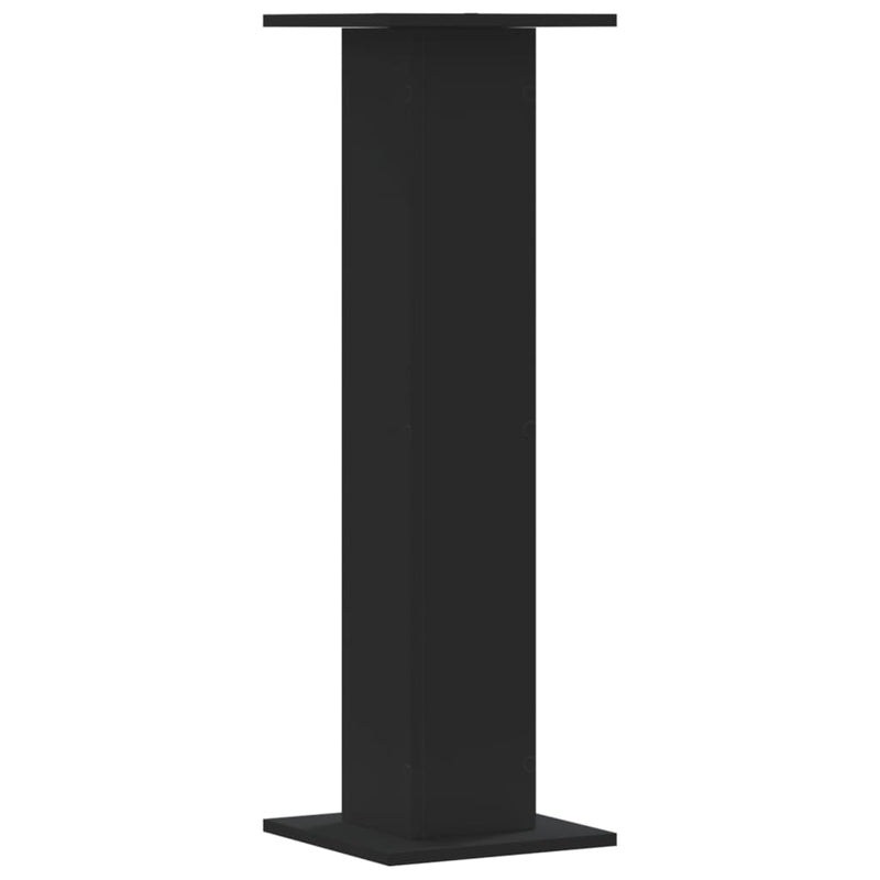 vidaXL 2 db fekete szerelt fa növénytartó állvány 30 x 30 x 95 cm
