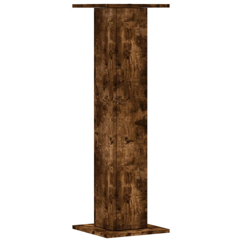 vidaXL 2 db füstös tölgy szerelt fa növénytartó állvány 30x30x95 cm