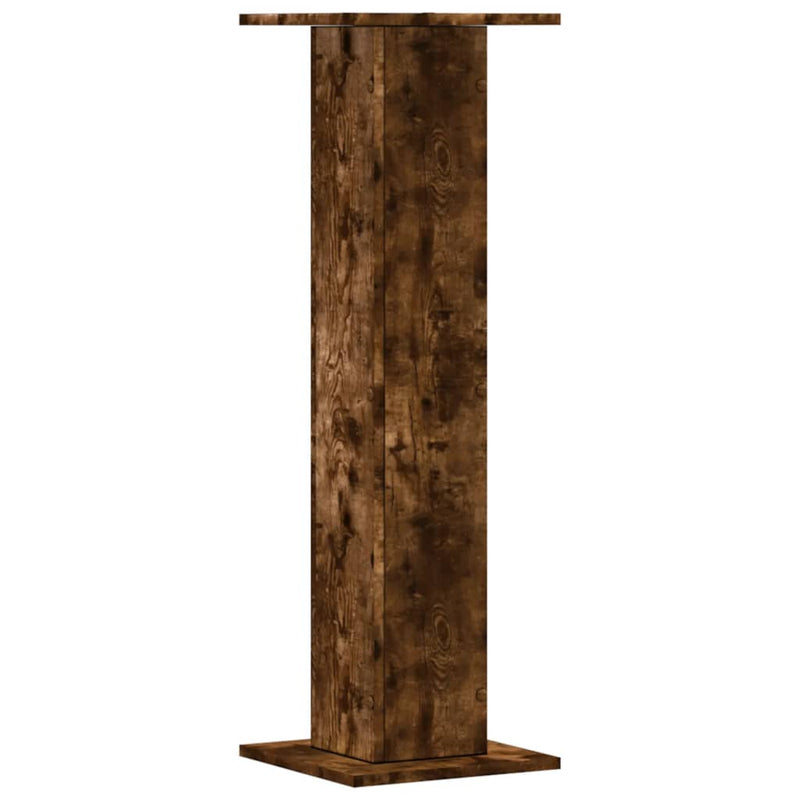 vidaXL 2 db füstös tölgy szerelt fa növénytartó állvány 30x30x95 cm