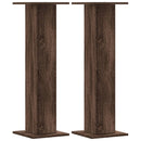 vidaXL 2 db barna tölgy szerelt fa növénytartó állvány 30 x 30 x 95 cm
