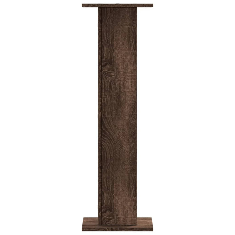 vidaXL 2 db barna tölgy szerelt fa növénytartó állvány 30 x 30 x 95 cm