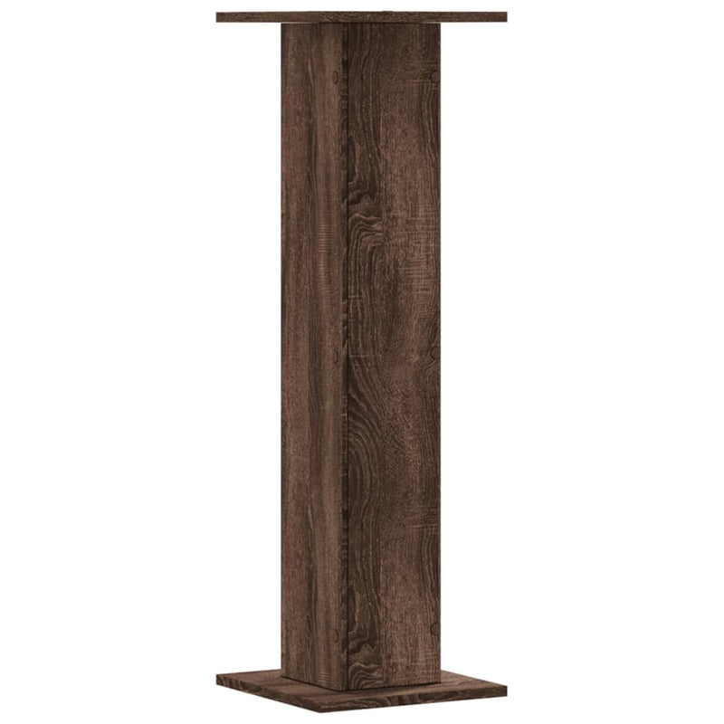 vidaXL 2 db barna tölgy szerelt fa növénytartó állvány 30 x 30 x 95 cm