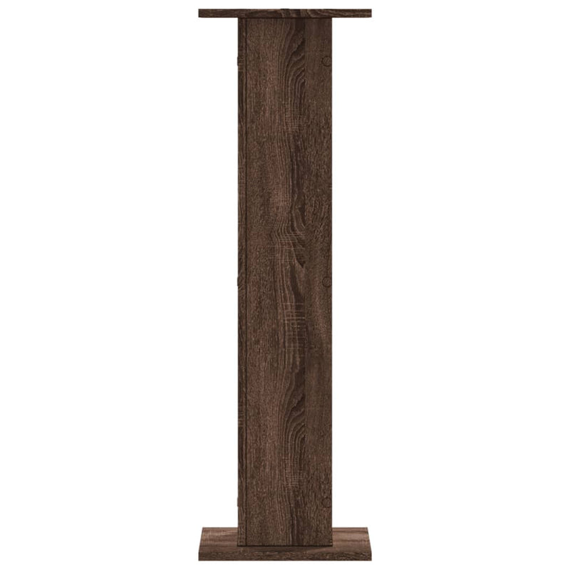 vidaXL 2 db barna tölgy szerelt fa növénytartó állvány 30 x 30 x 95 cm