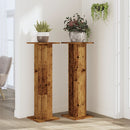 vidaXL 2 db antik fa színű szerelt fa növénytartó állvány 30x30x95 cm