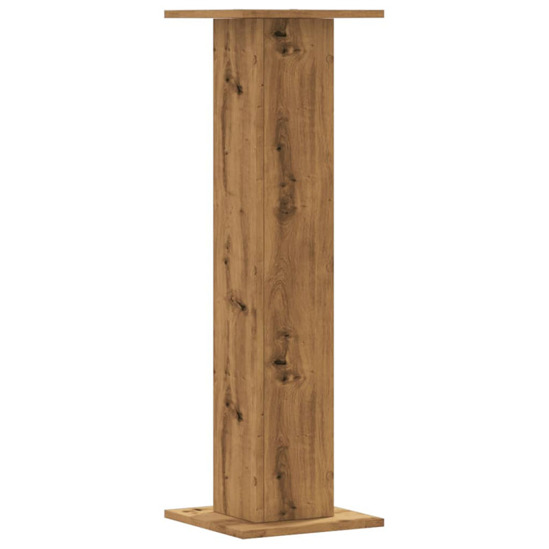 vidaXL 2 db kézműves tölgy szerelt fa növénytartó állvány 30x30x95 cm