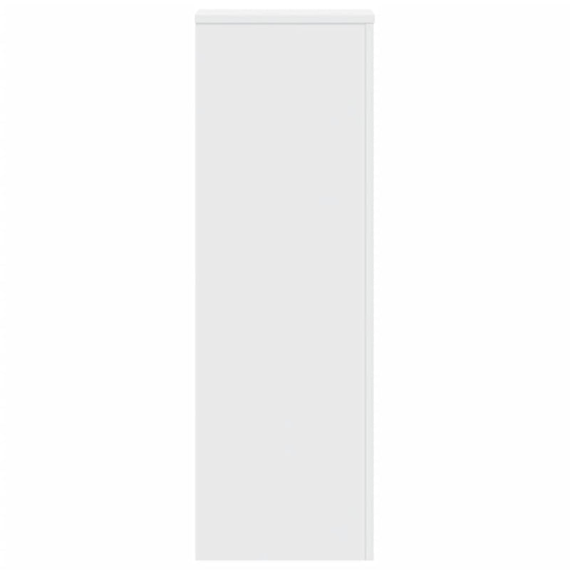 vidaXL 2 db fehér szerelt fa növénytartó állvány 33 x 33 x 100 cm