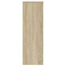 vidaXL 2 db sonoma tölgy szerelt fa növénytartó állvány 33x33x100 cm