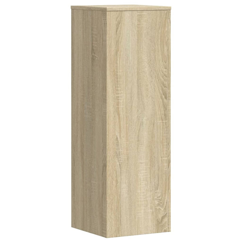 vidaXL 2 db sonoma tölgy szerelt fa növénytartó állvány 33x33x100 cm