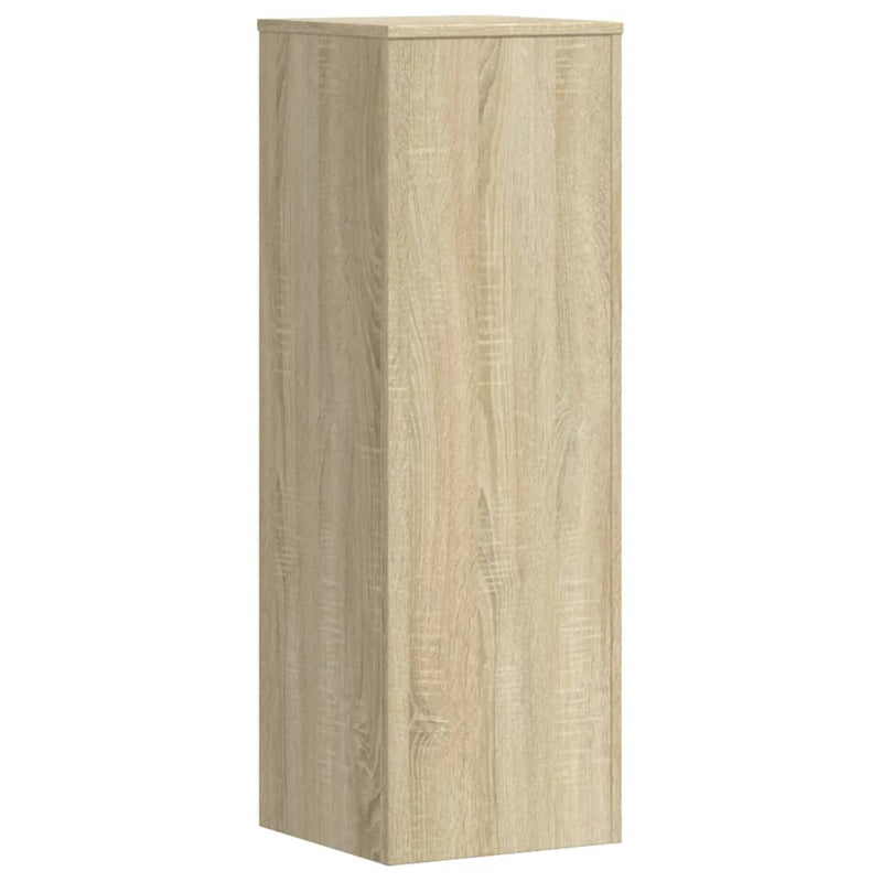 vidaXL 2 db sonoma tölgy szerelt fa növénytartó állvány 33x33x100 cm