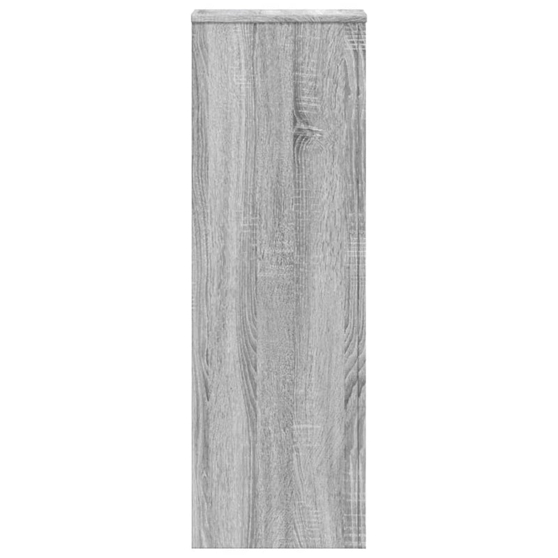 vidaXL 2 db szürke sonoma szerelt fa növénytartó állvány 33x33x100 cm