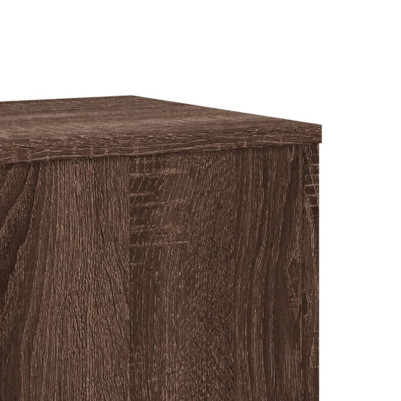 vidaXL 2 db fekete szerelt fa növénytartó állvány 33 x 33 x 100 cm