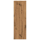 vidaXL 2 db kézműves tölgy szerelt fa növénytartó állvány 30x30x100 cm