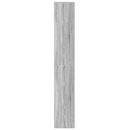 vidaXL szürke sonoma szerelt fa magasszekrény LED-ekkel 69x32,5x200 cm