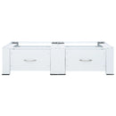 vidaXL fehér dupla mosógéptartó állvány fiókokkal