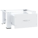 vidaXL fehér mosógéptartó állvány fiókkal