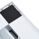 vidaXL fehér mosógéptartó állvány fiókkal