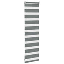 vidaXL zebrafüggönnyel sötét szürke szövetszélesség 40,9 cm poliészter