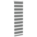 vidaXL zebrafüggönnyel sötét szürke szövetszélesség 45,9 cm poliészter