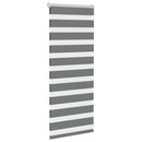 vidaXL zebrafüggönnyel sötét szürke szövetszélesség 50,9 cm poliészter