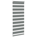 vidaXL zebrafüggönnyel sötét szürke szövetszélesség 55,9 cm poliészter