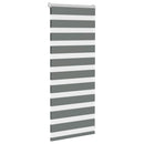 vidaXL zebrafüggönnyel sötét szürke szövetszélesség 60,9 cm poliészter