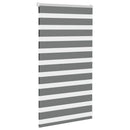 vidaXL zebrafüggönnyel sötét szürke szövetszélesség 65,9 cm poliészter