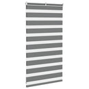 vidaXL zebrafüggönnyel sötét szürke szövetszélesség 65,9 cm poliészter