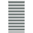 vidaXL zebrafüggönnyel sötét szürke szövetszélesség 75,9 cm poliészter