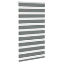 vidaXL zebrafüggönnyel sötét szürke szövetszélesség 75,9 cm poliészter