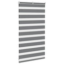 vidaXL zebrafüggönnyel sötét szürke szövetszélesség 75,9 cm poliészter