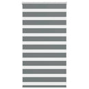 vidaXL zebrafüggönnyel sötét szürke szövetszélesség 85,9 cm poliészter