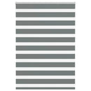 vidaXL zebrafüggönnyel sötét szürke szövetszélesség 90,9 cm poliészter