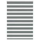 vidaXL zebrafüggönnyel sötét szürke szövetszélesség 95,9 cm poliészter