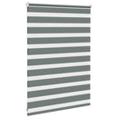 vidaXL zebrafüggönnyel sötét szürke szövetszélesség 110,9cm poliészter
