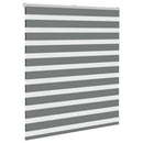 vidaXL zebrafüggönnyel sötét szürke szövetszélesség 115,9cm poliészter
