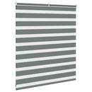 vidaXL zebrafüggönnyel sötét szürke szövetszélesség 115,9cm poliészter