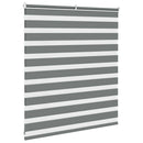 vidaXL zebrafüggönnyel sötét szürke szövetszélesség 120,9cm poliészter