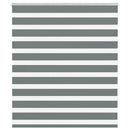 vidaXL zebrafüggönnyel sötét szürke szövetszélesség 130,9cm poliészter